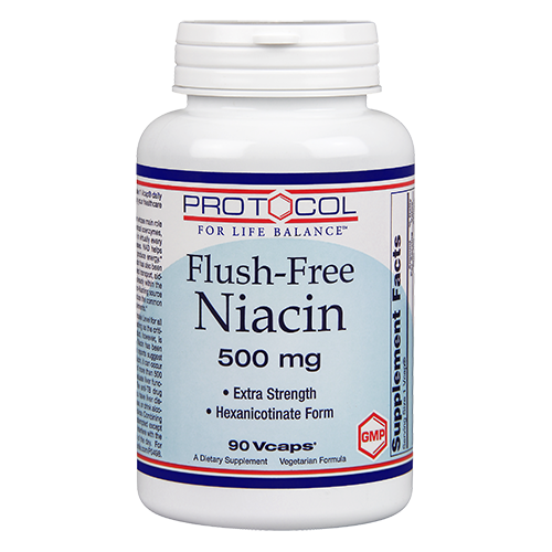 Niacin (FlushFree), 500 mg Protocol 2016