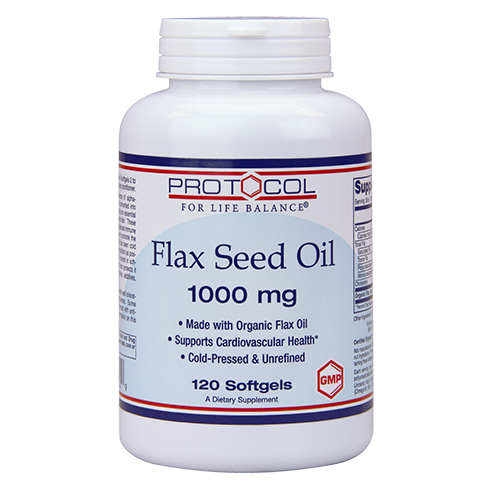 Flax Seed Oil, 1000 mg Protocol 2016