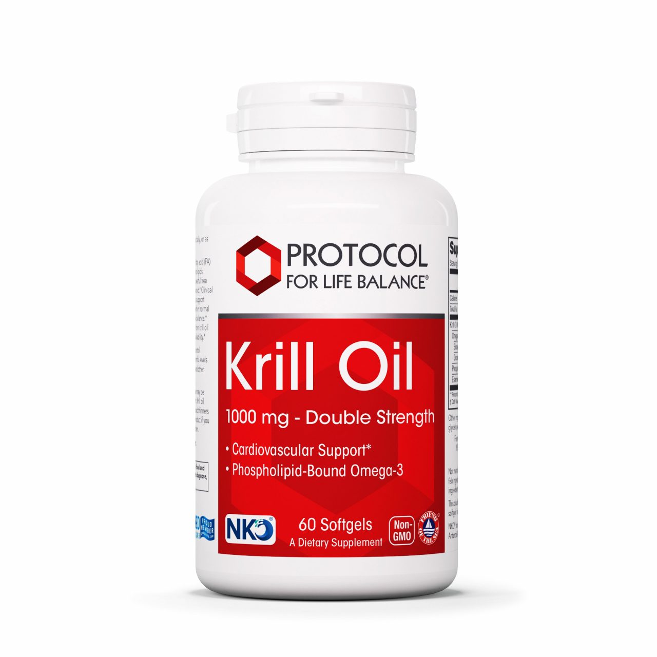 Krill Oil 1,000 mg 1,000 mg Double Strength Protocol for Life Balance