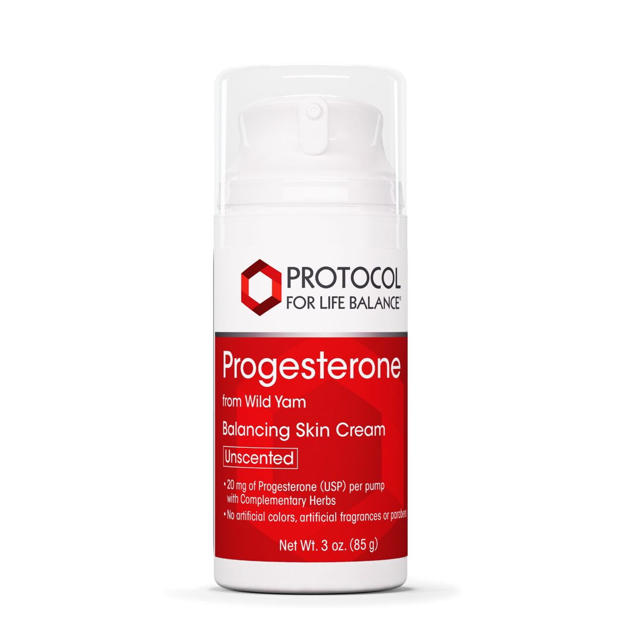 Progesterone from Wild Yam Unscented Balancing Skin Cream Protocol